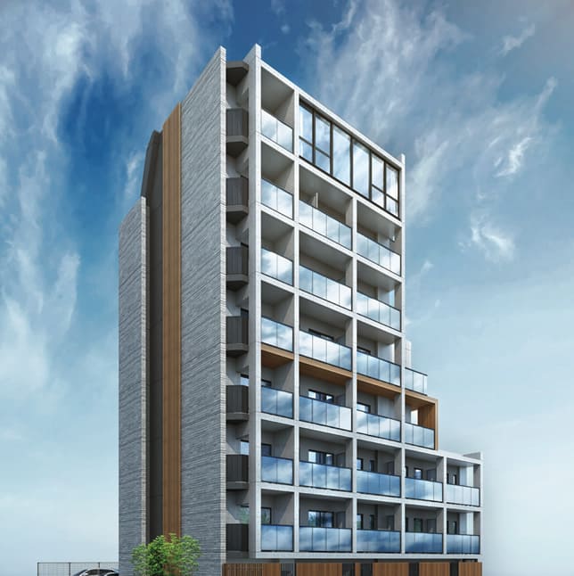 IPSE碑文谷 外観完成予想CG