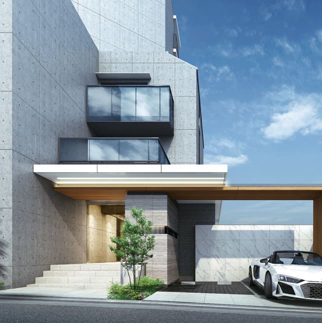 IPSE碑文谷 外観完成予想CG