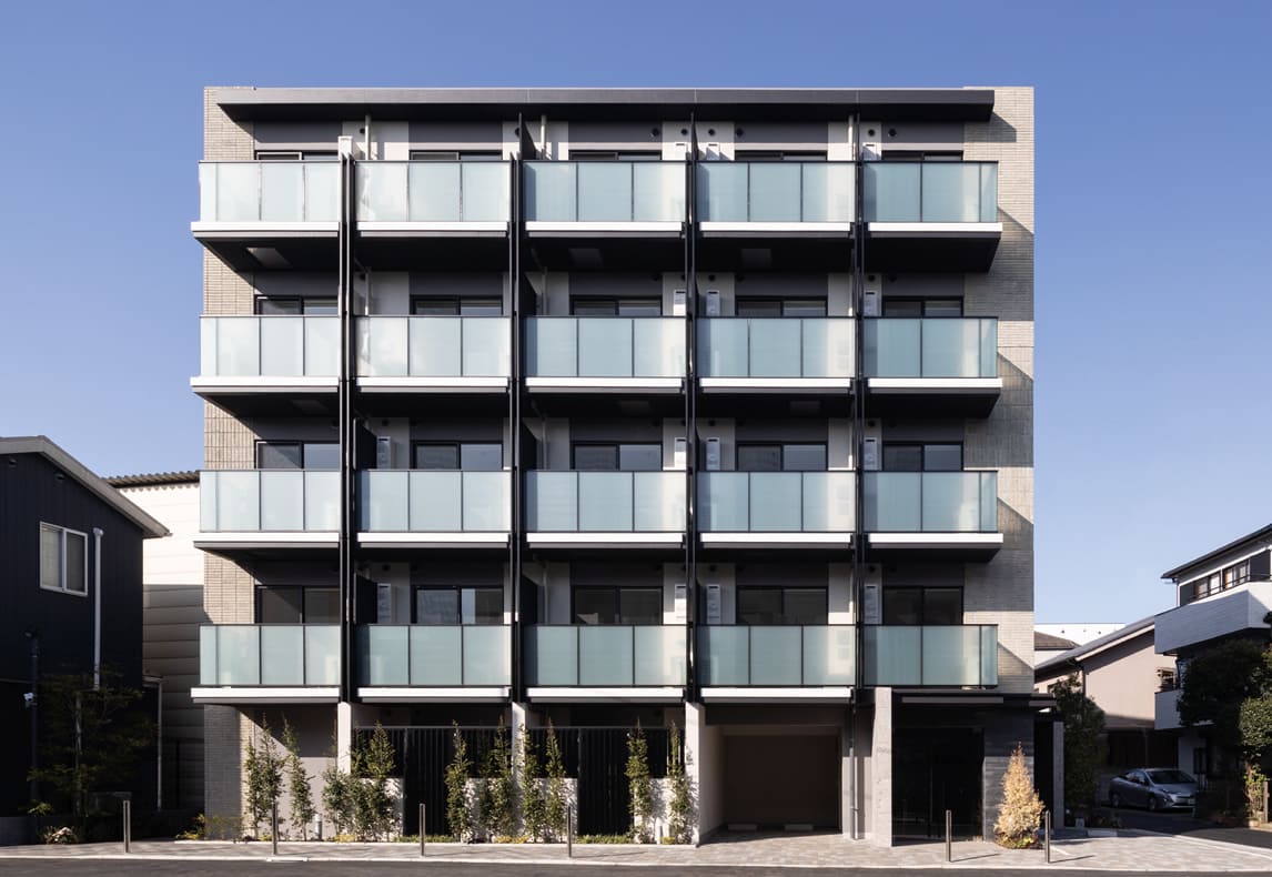 IPSE⼾越公園 外観夕景